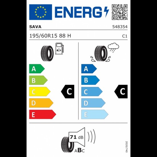 Sava Intensa HP 195/60 R15 88H