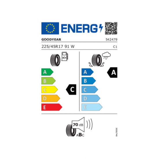 Goodyear EfficientGrip Performance 2 225/45 R17 91W MFS